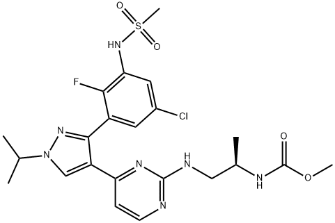 Encorafenib 结构式