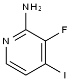 3-fluoro-4-iodopyridin-2-amine 化学構造式