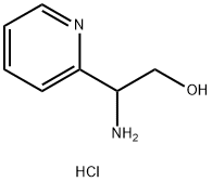 2-Pyridineethanol, β-amino-, hydrochloride (1:1) Structure