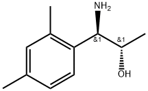 (1R,2S)-1-AMINO-1-(2,4-DIMETHYLPHENYL)PROPAN-2-OL 结构式