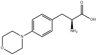 4-（4-吗啉基）-L-苯丙氨酸,1270153-04-2,结构式