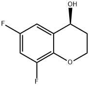 (4S)-6,8-difluoro-3,4-dihydro-2H-1-benzopyran-4-ol Structure