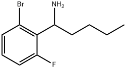 1-(2-BROMO-6-FLUOROPHENYL)PENTYLAMINE,1270423-95-4,结构式