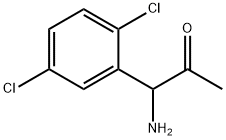 1-AMINO-1-(2,5-DICHLOROPHENYL)ACETONE Structure