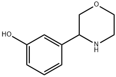 Phenol, 3-(3-morpholinyl)- Structure