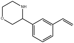 Morpholine, 3-(3-ethenylphenyl)- Structure