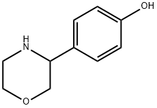 Phenol, 4-(3-morpholinyl)- Structure