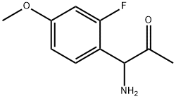 1-AMINO-1-(2-FLUORO-4-METHOXYPHENYL)ACETONE Structure