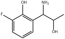 2-(1-AMINO-2-HYDROXYPROPYL)-6-FLUOROPHENOL Struktur