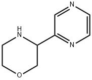 Morpholine, 3-(2-pyrazinyl)- Struktur
