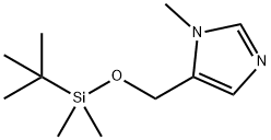 1H-Imidazole, 5-[[[(1,1-dimethylethyl)dimethylsilyl]oxy]methyl]-1-methyl- Struktur