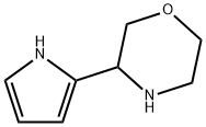 Morpholine,3-(1H-pyrrol-2-yl)- Structure