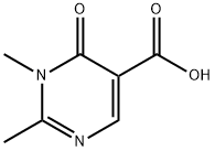 5-Pyrimidinecarboxylic acid, 1,6-dihydro-1,2-dimethyl-6-oxo- Struktur