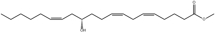 (5Z,8Z,12S,14Z)-12-hydroxy-5,8,14-Eicosatrienoic acid methyl ester 结构式