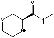 3-Morpholinecarboxamide,N-methyl-,(3S)- Structure