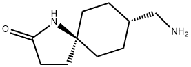 (5R,8R)-8-(氨基甲基)-1-氮杂螺[4.5]癸烷-2-酮, 1273568-61-8, 结构式