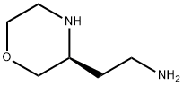 3-Morpholineethanamine, (3S)- Structure