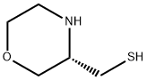 3-Morpholinemethanethiol, (3S)- 结构式