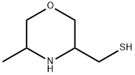 3-Morpholinemethanethiol, 5-methyl- Struktur