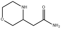 2-(吗啉-3-基)乙酰胺, 1273577-39-1, 结构式