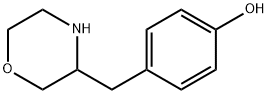 Phenol, 4-(3-morpholinylmethyl)- Structure