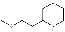 Morpholine, 3-[2-(methylthio)ethyl]- Structure