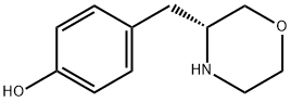 Phenol, 4-[(3R)-3-morpholinylmethyl]- Structure