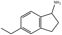 5-ethyl-2,3-dihydro-1H-inden-1-amine 结构式