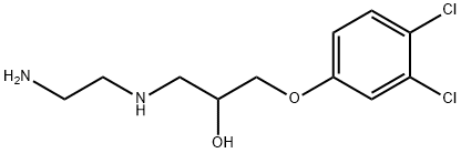 1-[(2-aminoethyl)amino]-3-(3,4-dichlorophenoxy)propan-2-ol Structure