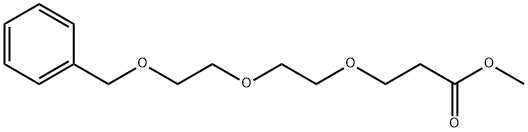 Methyl 3-[2-(2-benzyloxyethoxy)ethoxy]propanoate Struktur