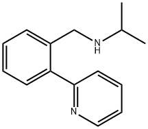 Benzenemethanamine, N-(1-methylethyl)-2-(2-pyridinyl)- Struktur
