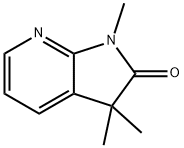 1,3,3-Trimethyl-1,3-dihydro-2H-pyrrolo[2,3-b]pyridin-2-one Struktur