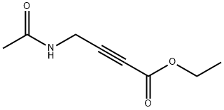 2-Butynoic acid, 4-(acetylamino)-, ethyl ester Structure