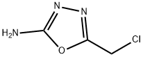 5-(Chloromethyl)-1,3,4-oxadiazol-2-amine 化学構造式