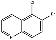 6-溴-5-氯喹啉, 127827-53-6, 结构式