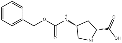 D-Proline, 4-[[(phenylmethoxy)carbonyl]amino]-, (4R)- Structure