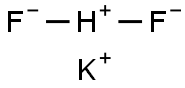 Fluoride (HF21-), potassium (1:1) Struktur