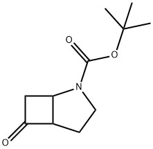 2-Azabicyclo[3.2.0]heptane-2-carboxylic acid, 6-oxo-, 1,1-dimethylethyl ester Structure