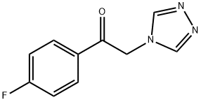 Ethanone, 1-(4-fluorophenyl)-2-(4H-1,2,4-triazol-4-yl)- Struktur