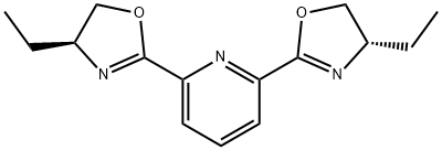 2,6-双((S)-4-乙基-4,5-二氢噁唑-2-基)吡啶 结构式