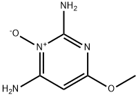 2,4-Pyrimidinediamine, 6-methoxy-, 3-oxide Struktur