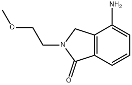 1H-Isoindol-1-one, 4-amino-2,3-dihydro-2-(2-methoxyethyl)- 化学構造式