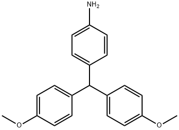 4-Amino-4',4''-dimethoxytriphenylmethane Struktur