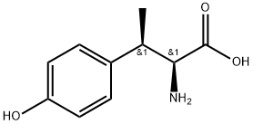 (2S,3R)-2-Amino-3-(4-hydroxy-phenyl)-butyric acid Struktur