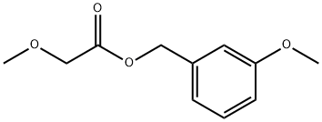 Acetic acid, 2-methoxy-, (3-methoxyphenyl)methyl ester,1286023-66-2,结构式