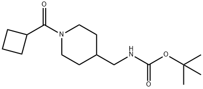 tert-Butyl [1-(cyclobutanecarbonyl)piperidin-4-yl]methylcarbamate|1286274-45-0