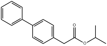 Felbinac Isopropyl Ester 化学構造式