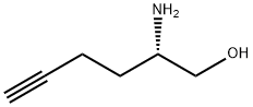 (S)-2-Aminohex-5-yn-1-ol 化学構造式