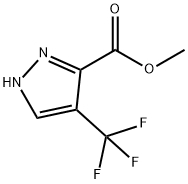 4-(三氟甲基)-1H-吡唑-3-羧酸甲酯,128746-88-3,结构式