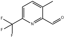 2-Pyridinecarboxaldehyde, 3-methyl-6-(trifluoromethyl)- Structure